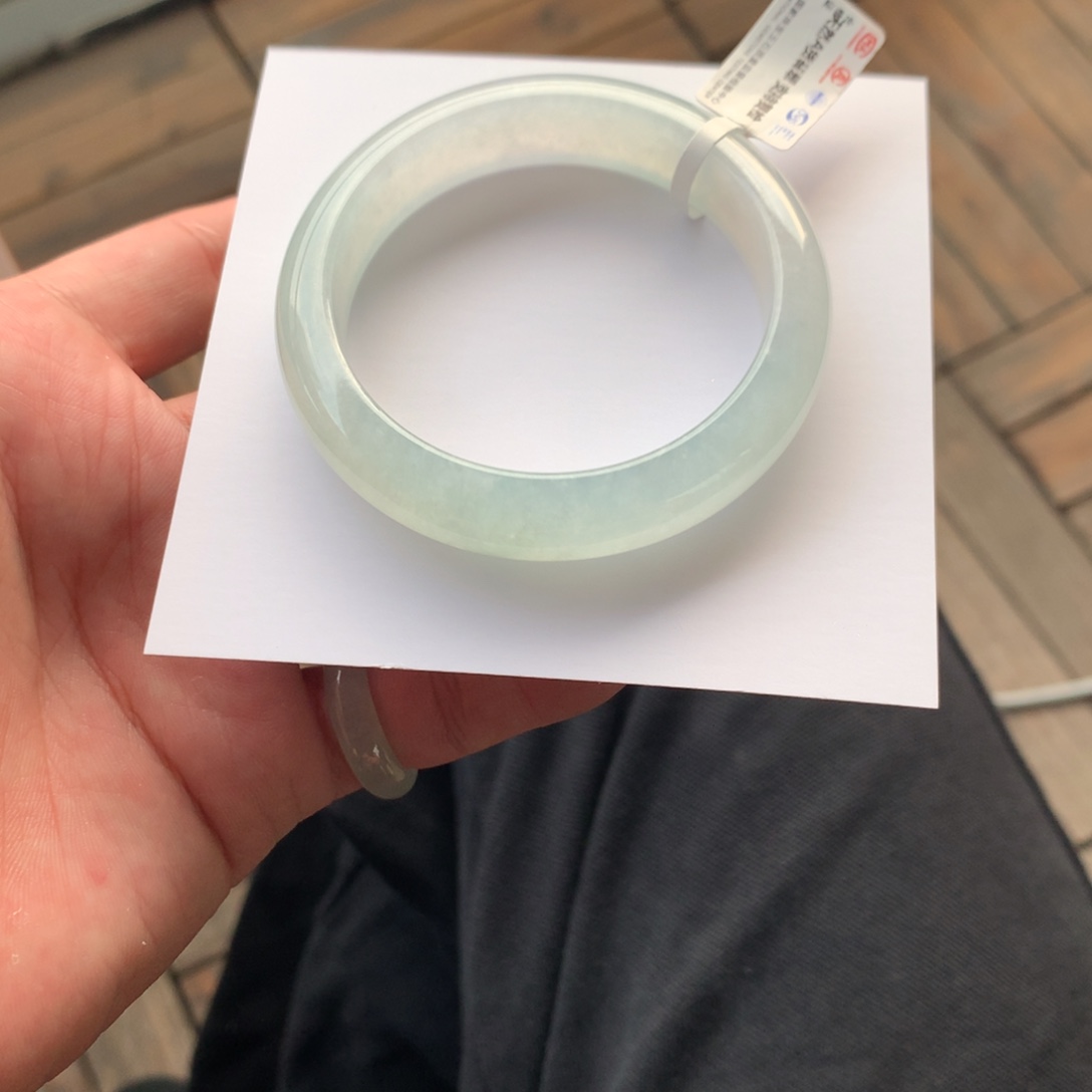 翡翠未镶嵌手镯566号54.8
