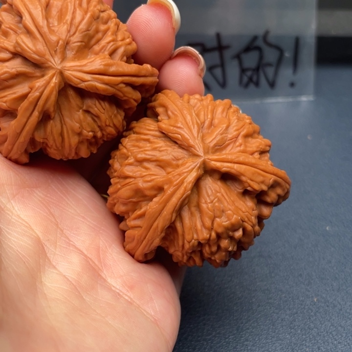 ➷***时吊坠文玩核桃白狮子