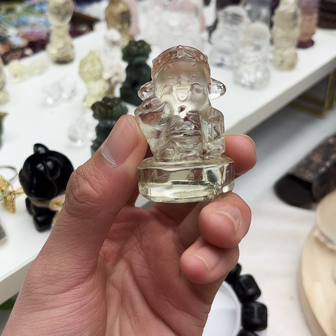 水晶天然水晶微瑕未镶嵌家****六