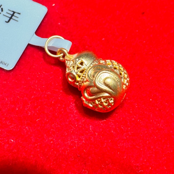 【思思专享】足金999 葫芦 0.79 ZP 添金纳福