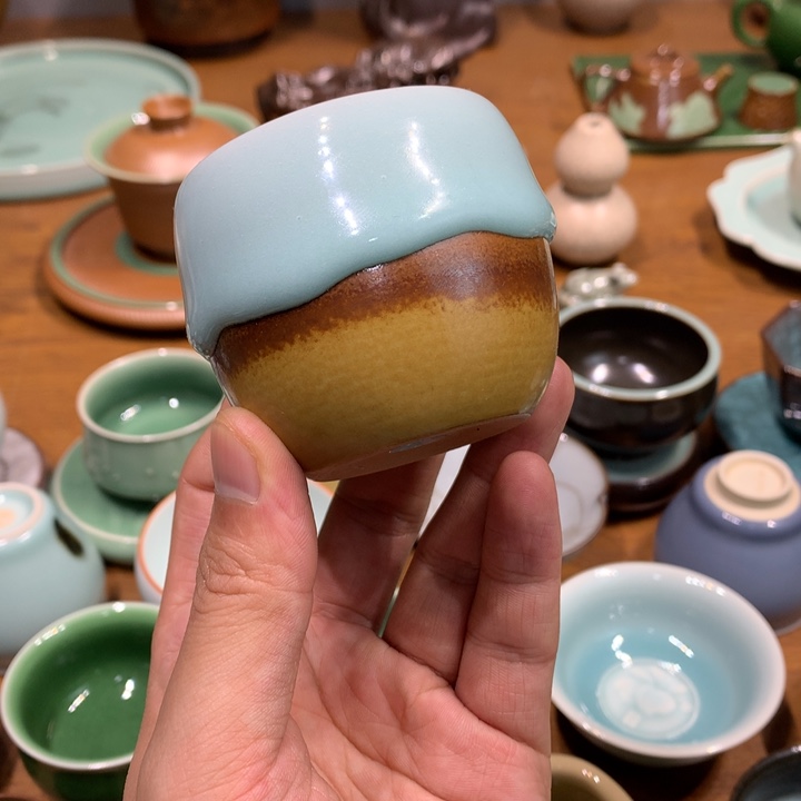 龙泉青瓷粉青草木灰