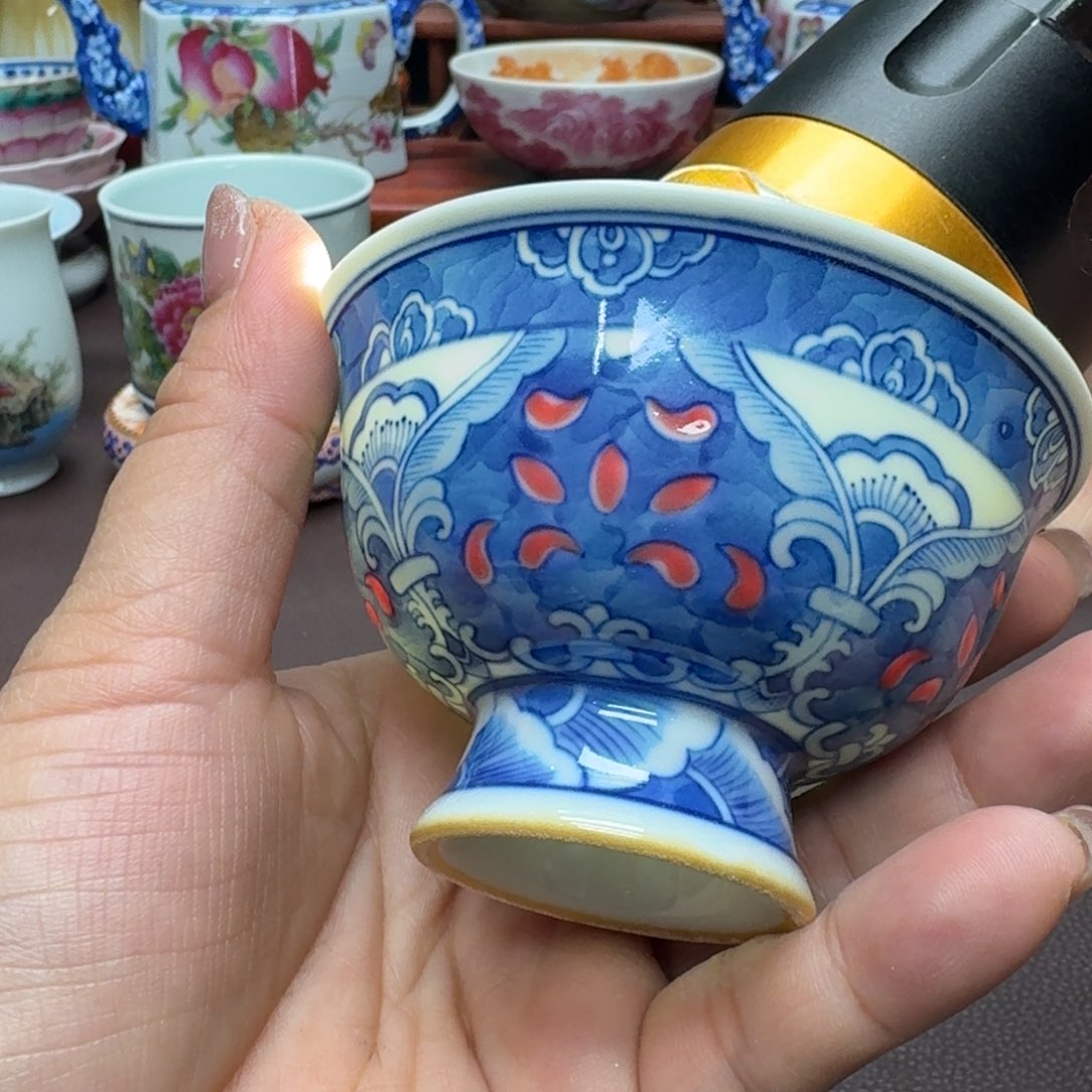 瓷片景德镇仿古手工制作精品展示