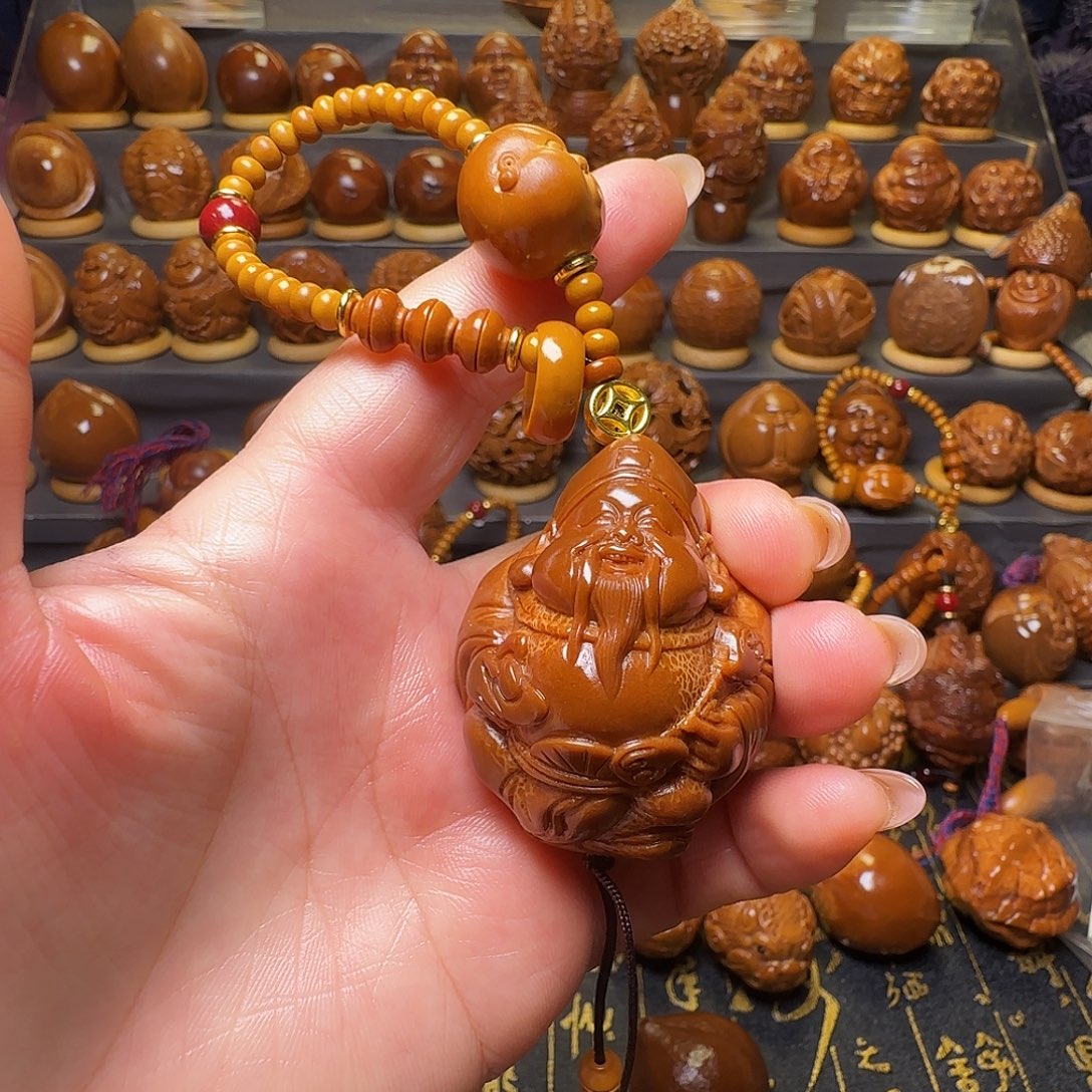 朋***友橄榄核手串/手链财神3.9