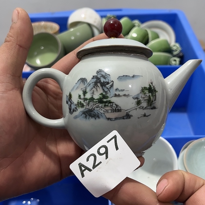 茶具默认微瑕瓷器、茶具、壶、摆件，介意勿拍 
