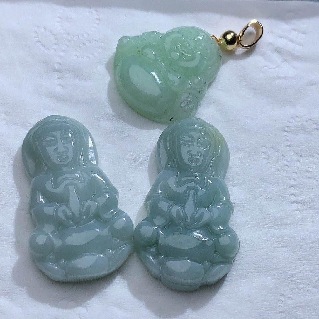 缘***临翡翠未镶嵌颈饰898