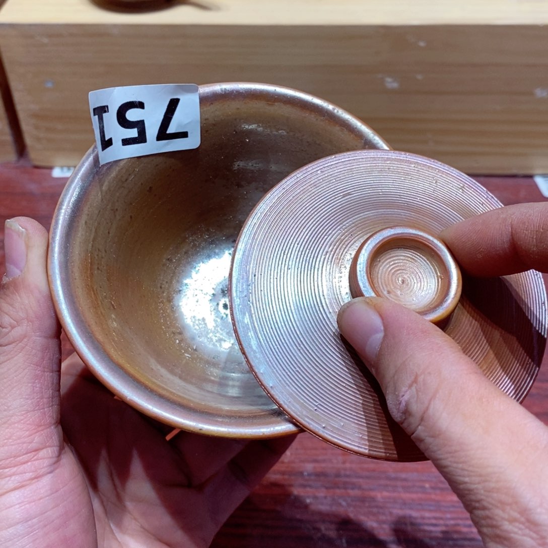 瑕疵柴烧茶具陶瓷杯子
