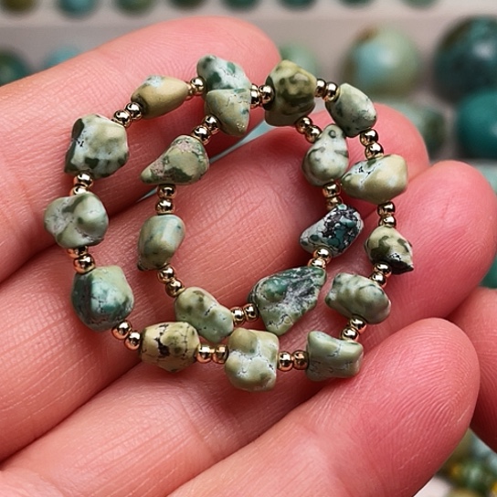 绿松石未镶嵌吊坠(不含链)