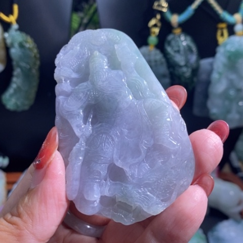 【闪购商品】颈饰未镶嵌翡翠关公