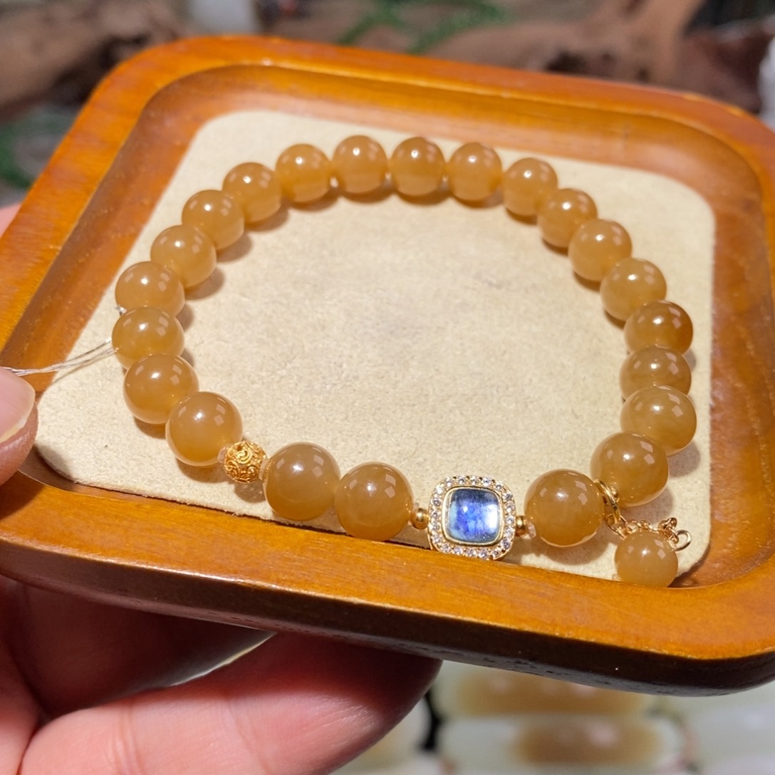 和田玉（糖玉）手链未镶嵌