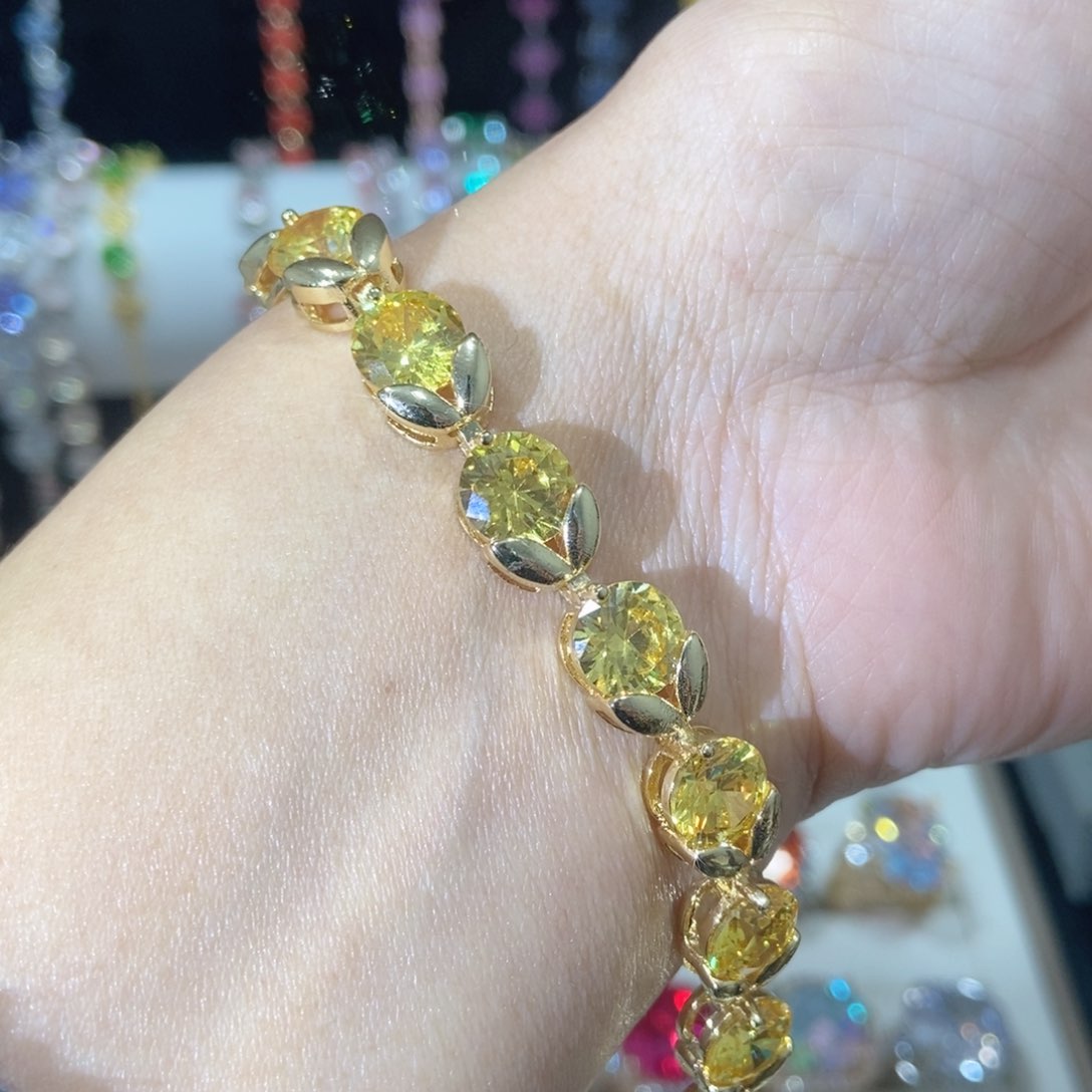 66锆石（处理）手链