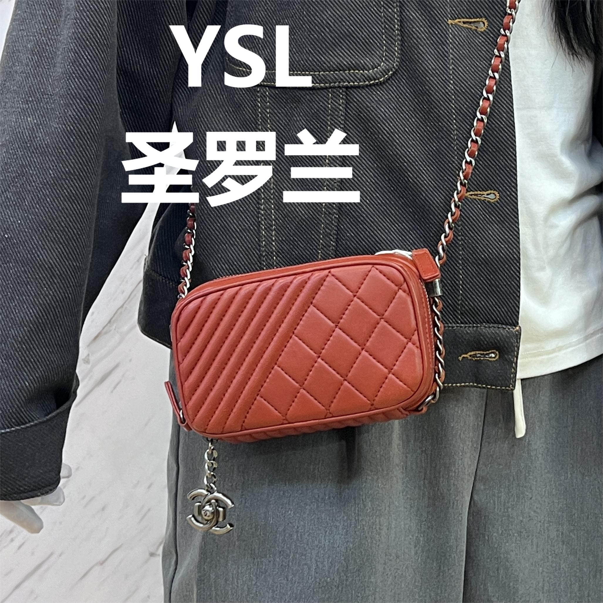95新 Chanel/香奈儿 红色相机斜挎包/云海优选/H02435
