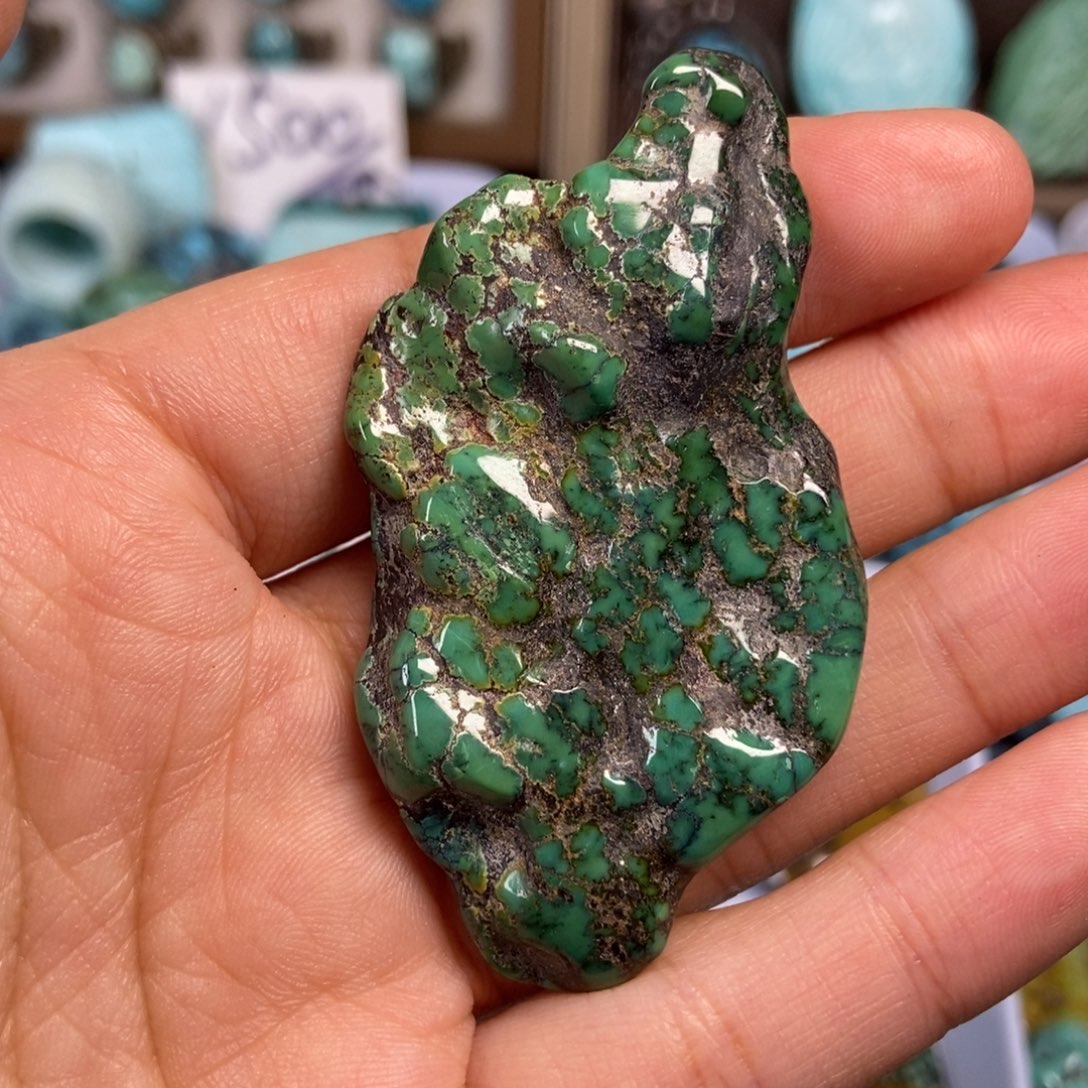 绿松石珠宝奇石未镶嵌