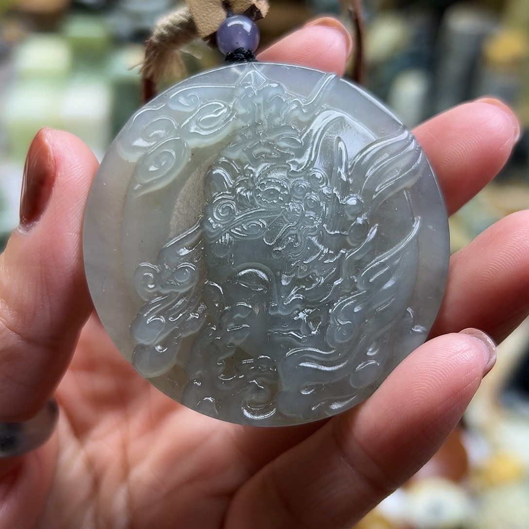 岫玉未镶嵌颈饰岫玉一念