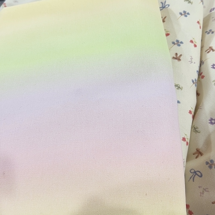 牛****无纺布全棉纱卡宽条扎染2m