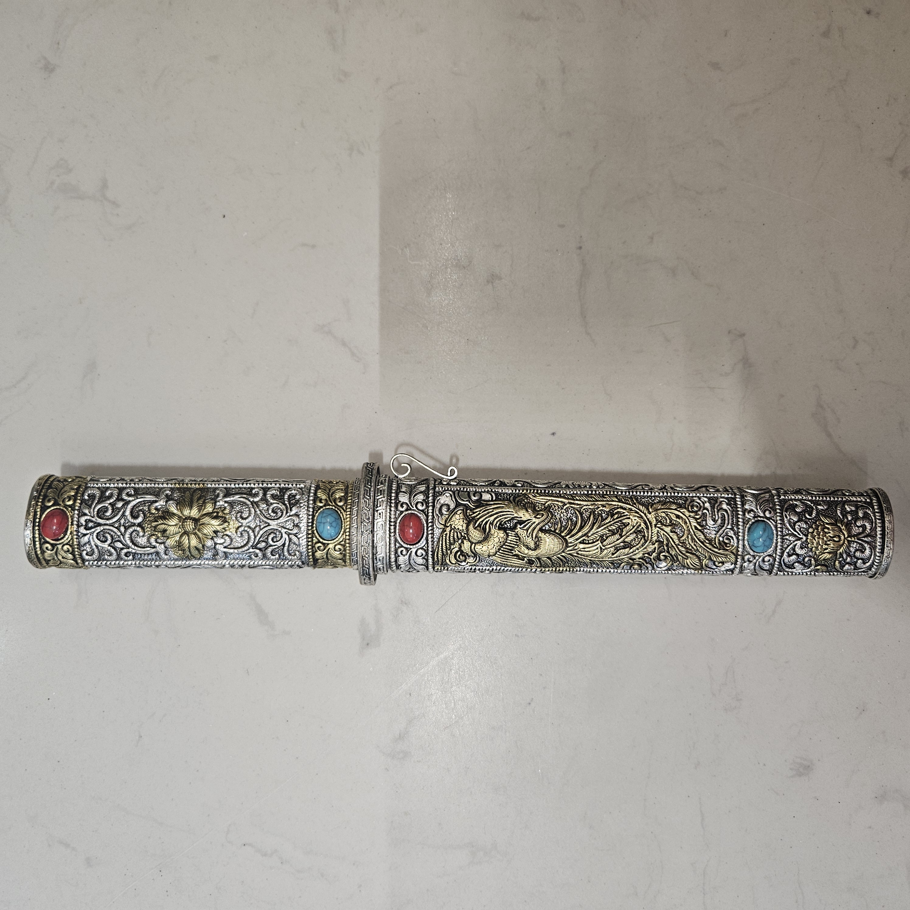 藏刀精美水果刀纯手工家用户外小刀