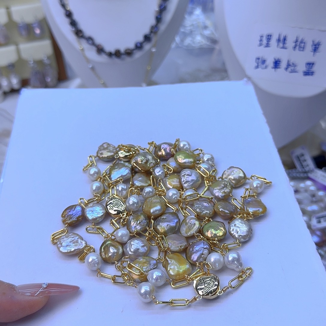 未镶嵌项链定制7款674淡水珍珠