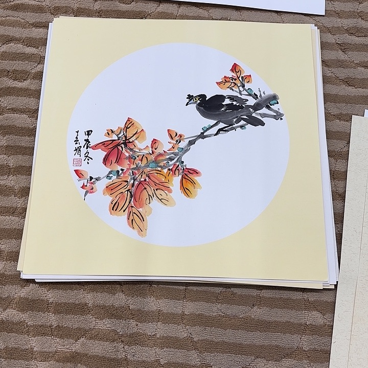 国画花鸟等多种鸟类和50.50