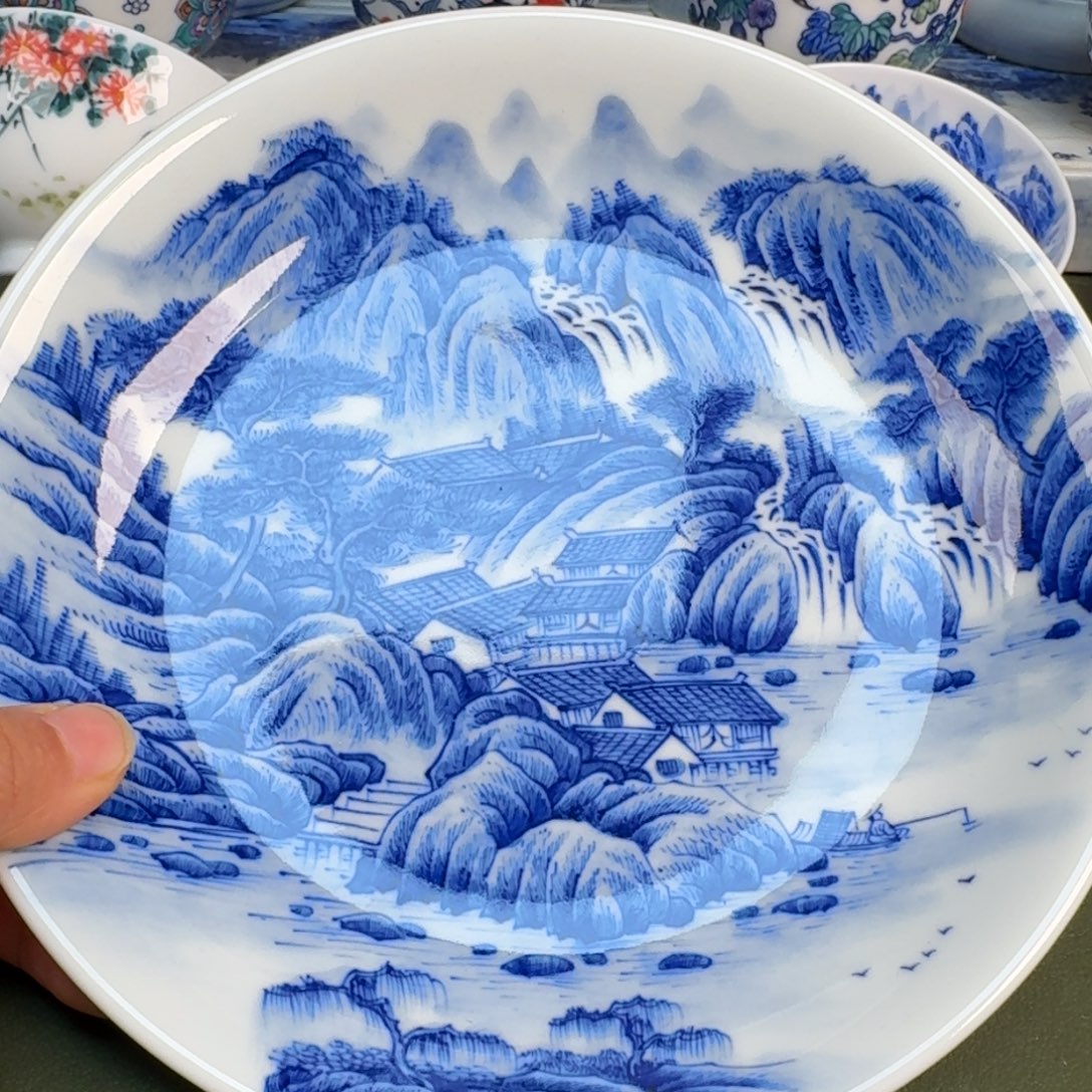 陶景德镇纯手绘茶具圆圆241