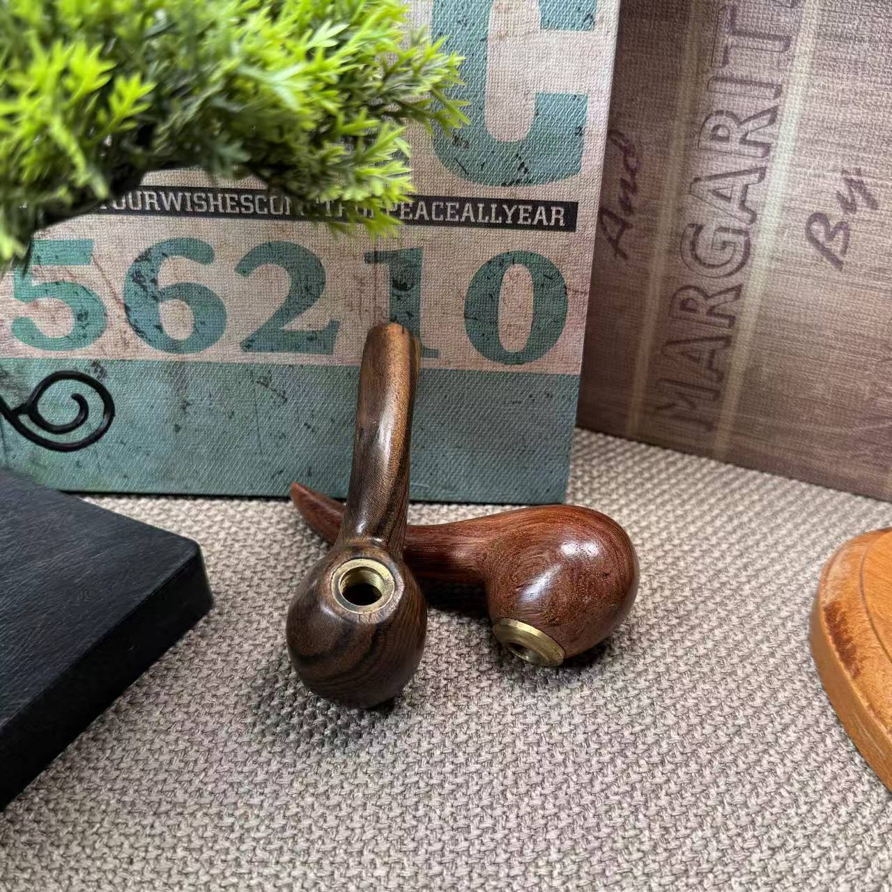 黑檀木烟斗 小河豚 