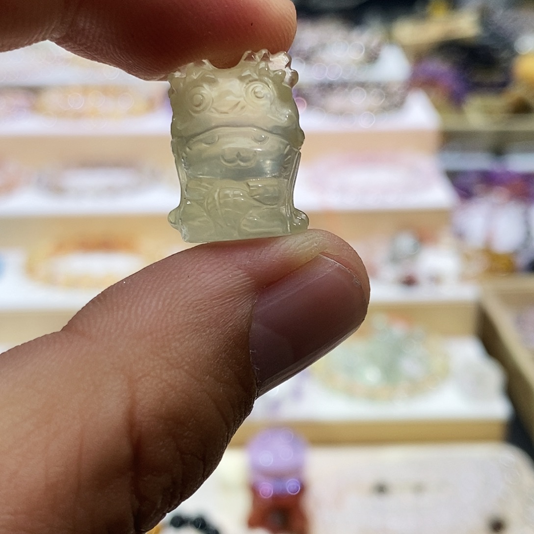 水晶手链未镶嵌黄水晶龙宝