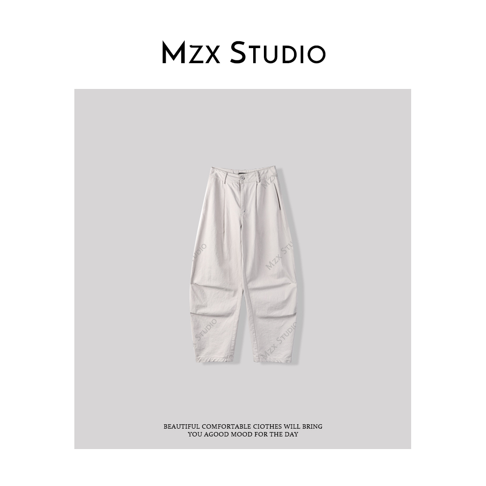 MZX 纯棉工装百搭弯刀裤KZ6287-D