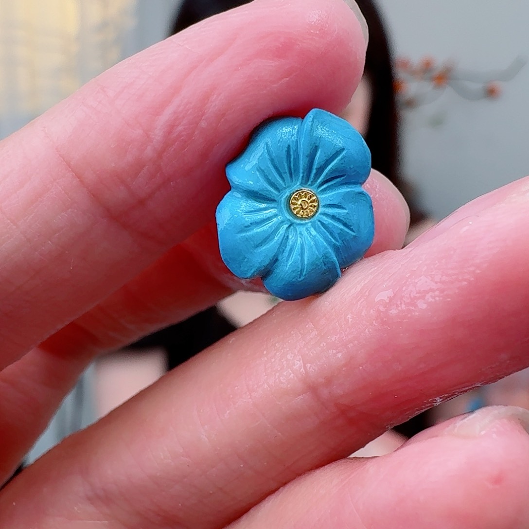 未镶嵌绿松石珠宝奇石