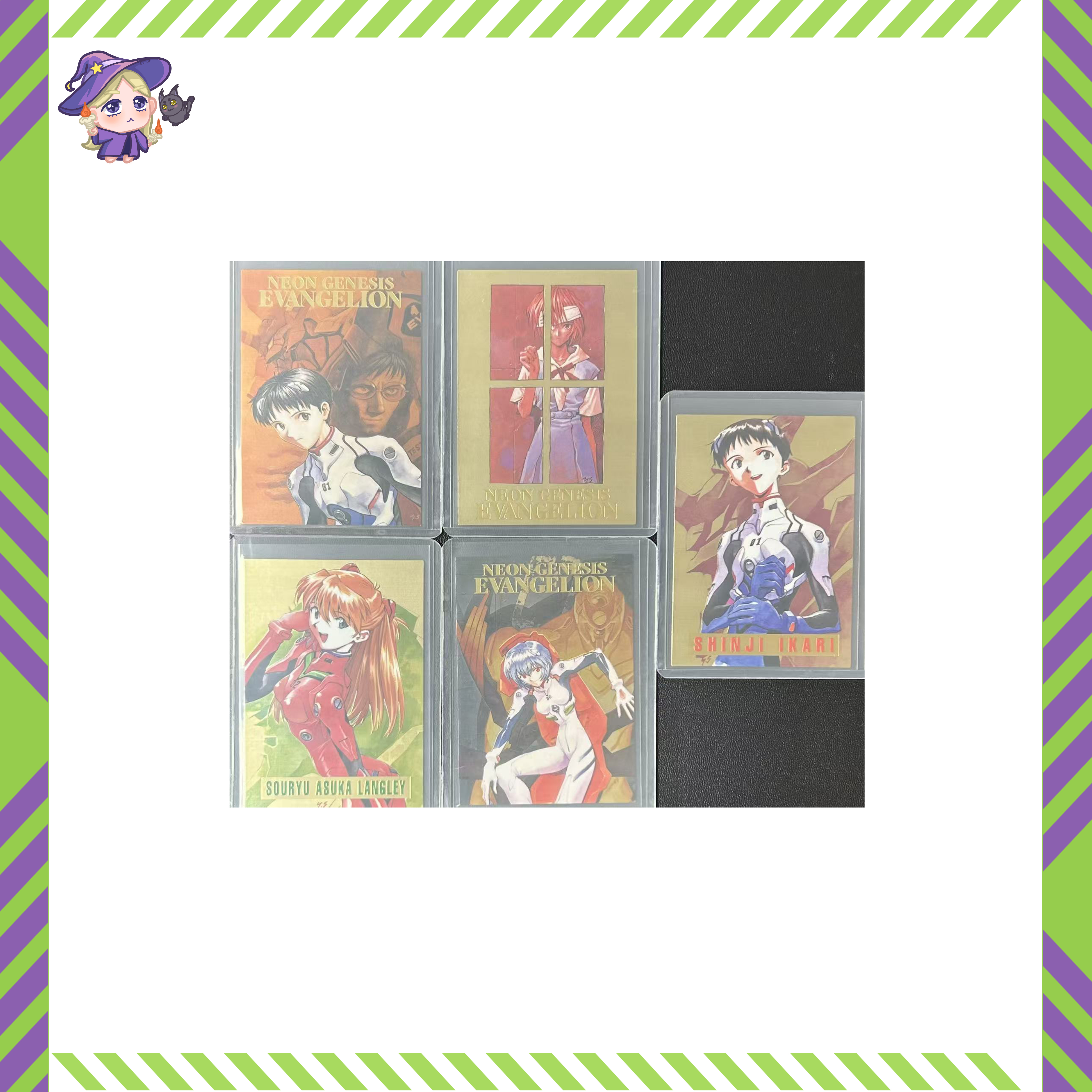 【代拆】【日版】新世纪福音战士-96/97年收藏卡系列散包