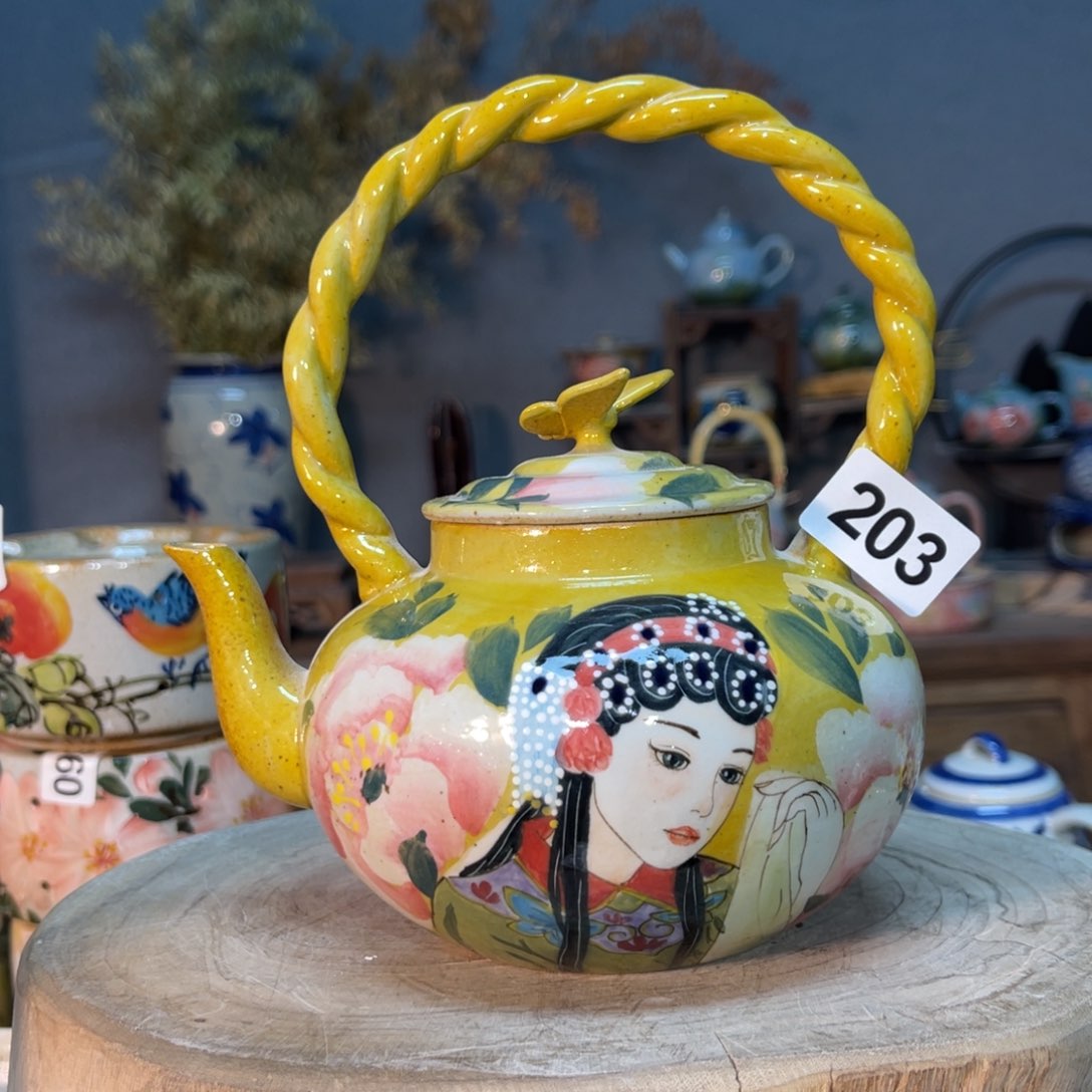 杯素浅陶瓷手工手绘