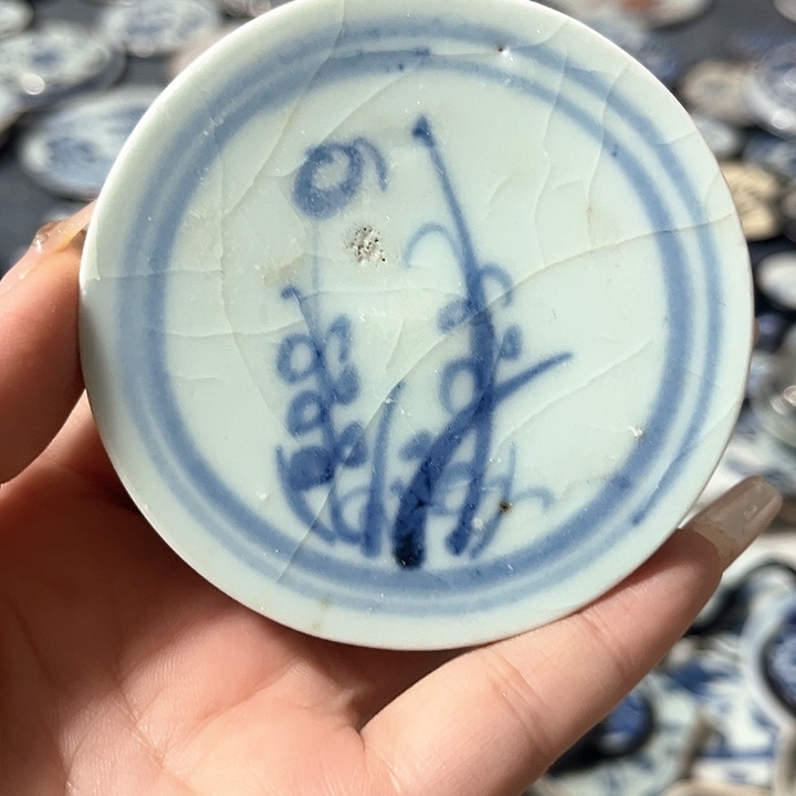 瓷片瓷片茶托喝茶非常不错