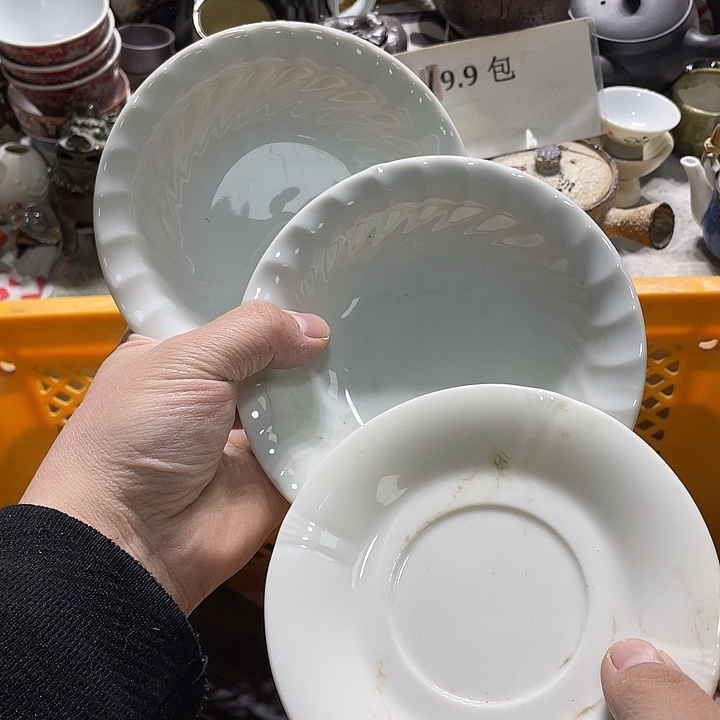 瓷片在一起的时候就是不知道