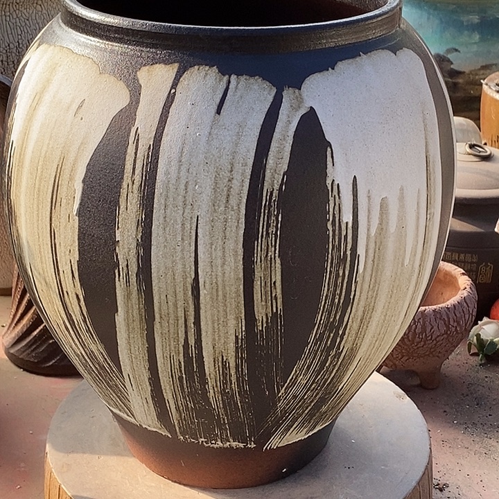 紫砂花盆口20.5高度30.5福利