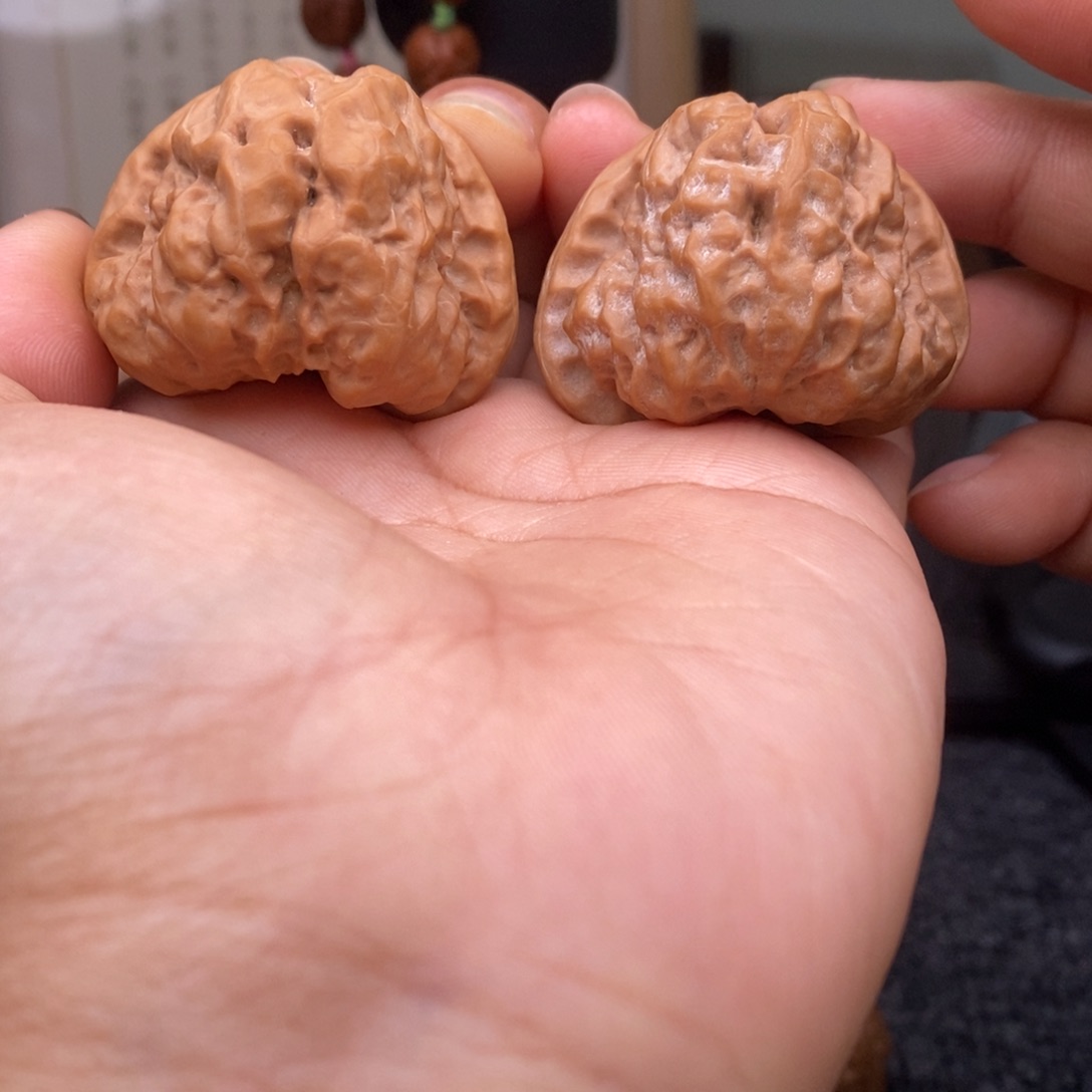 文玩核桃把件40蛤蟆头211