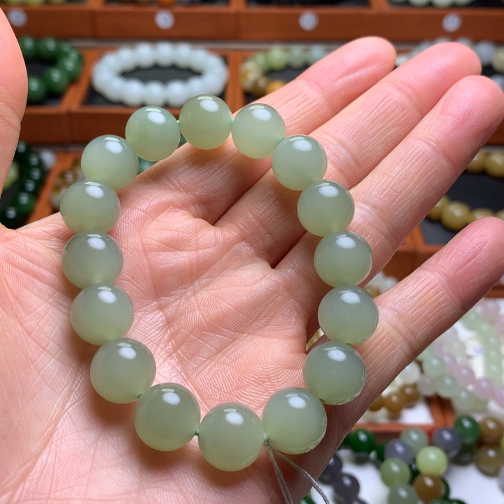 和田玉手串未镶嵌