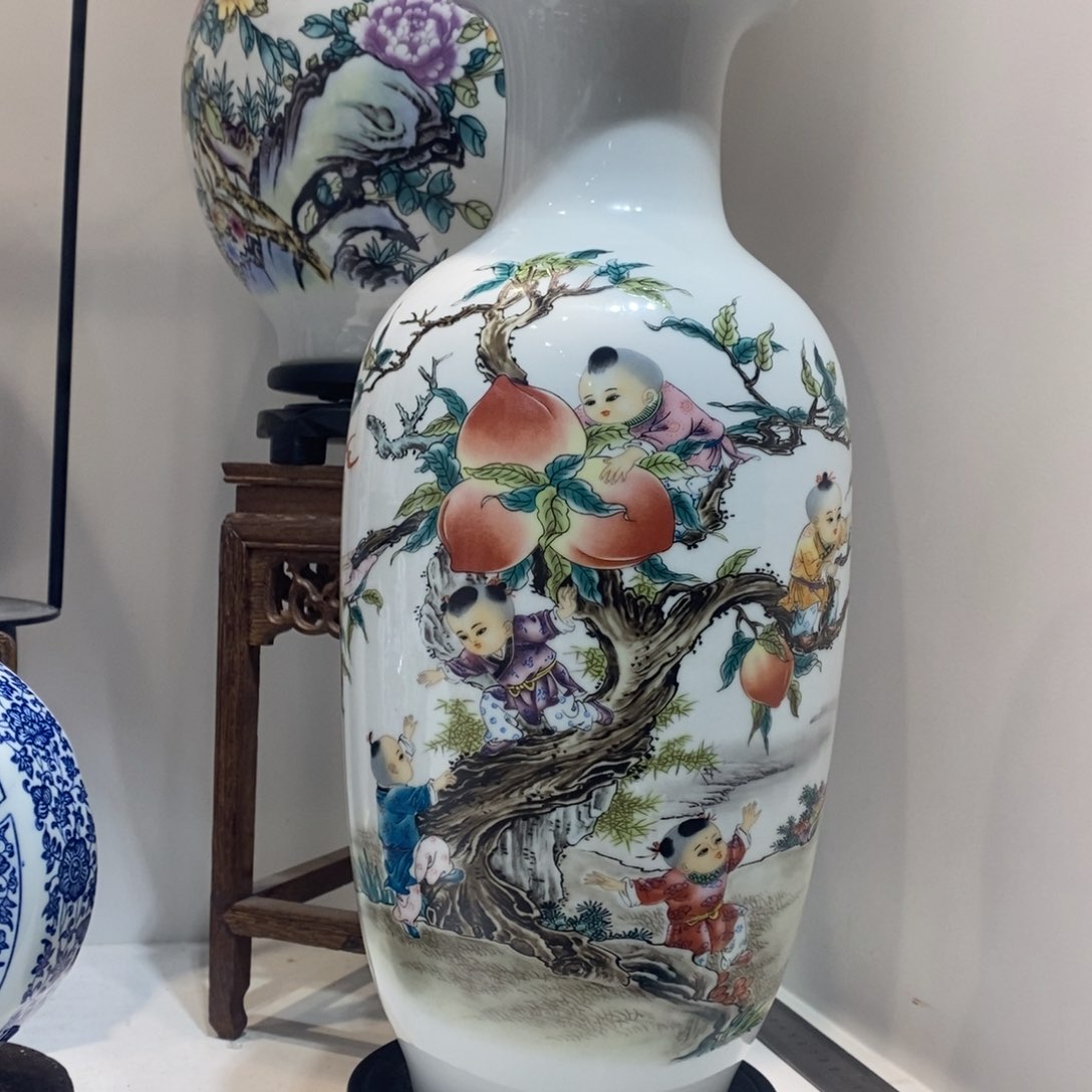 摆件景德镇陶瓷花瓶摆件