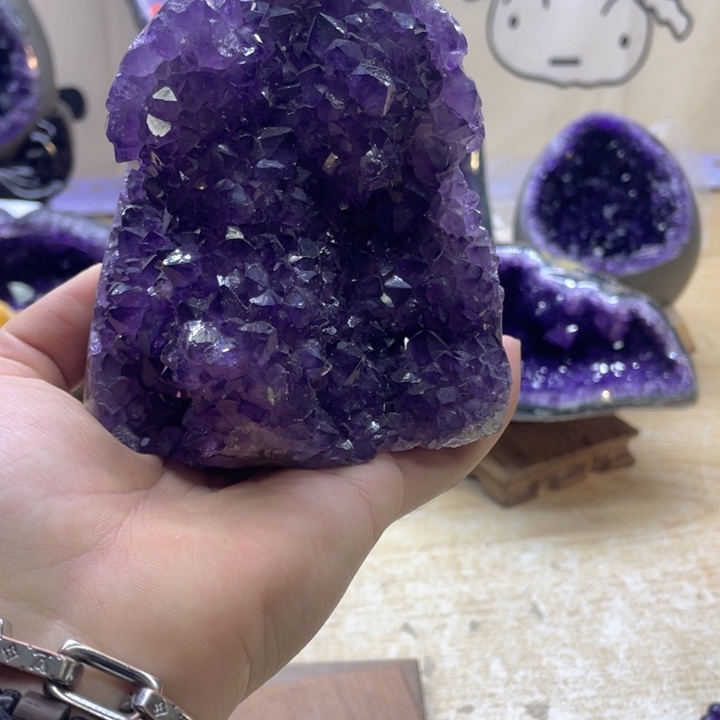 未镶嵌珠宝半成品紫晶