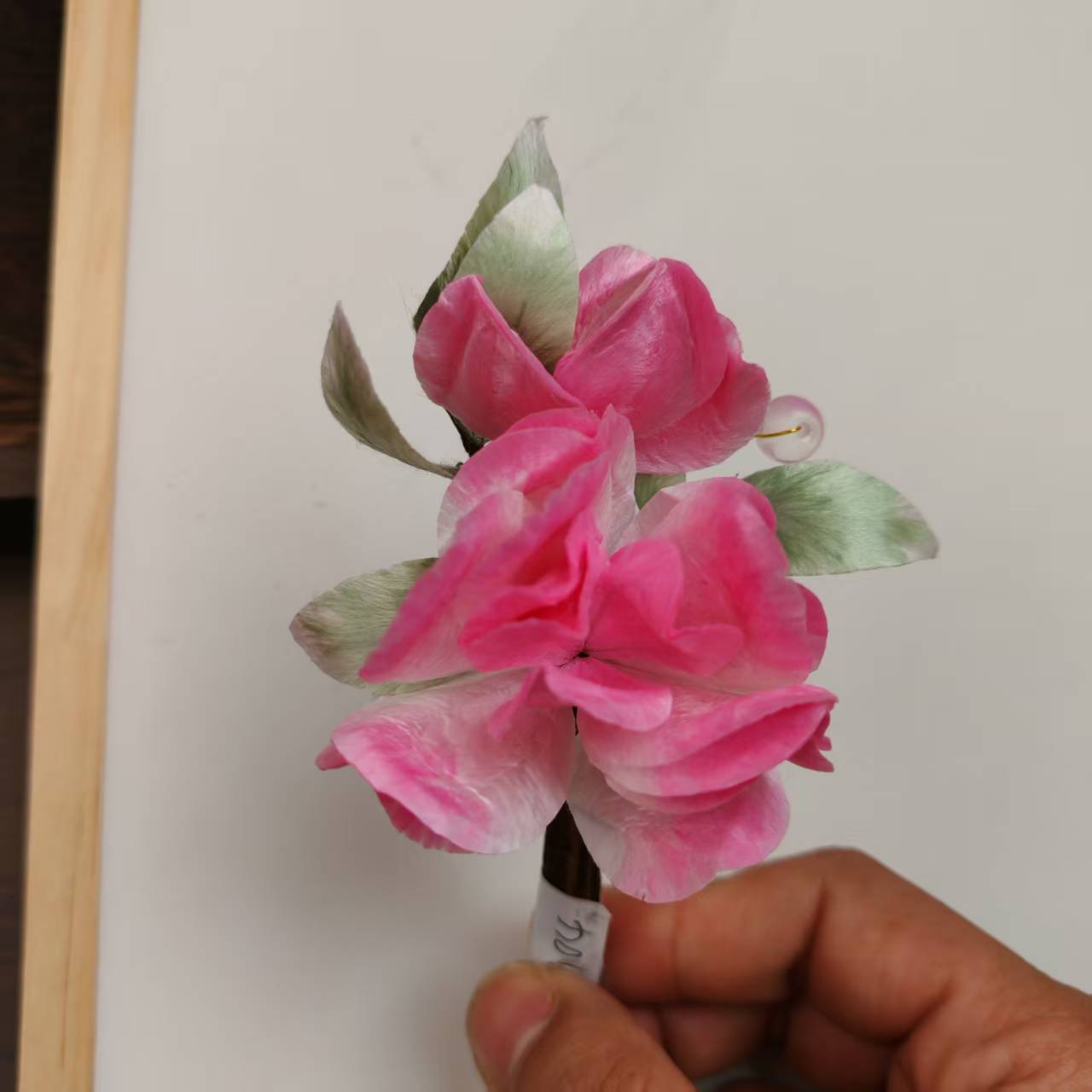 春风 非遗绒花 古风配饰 （手工制品 默认微瑕）3104