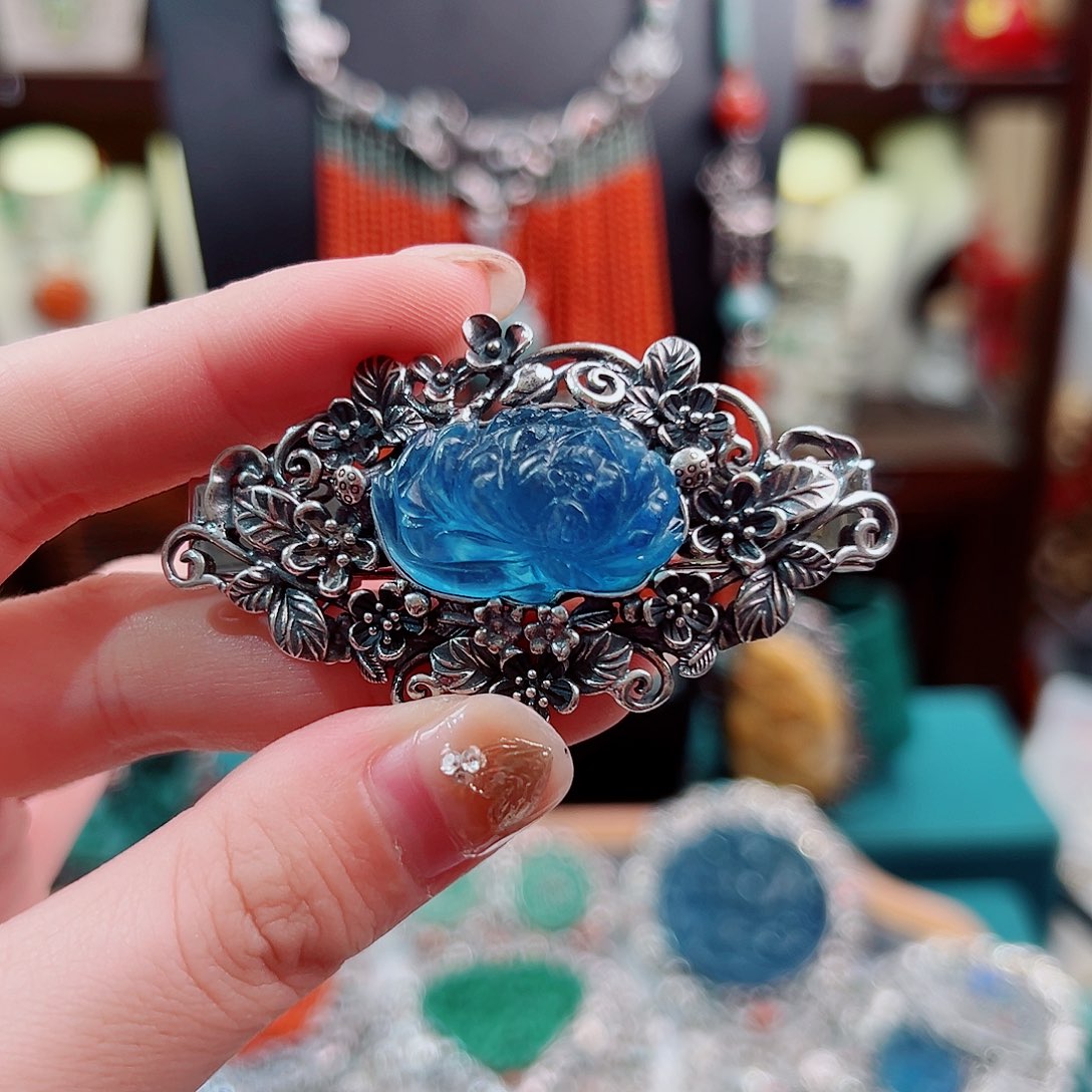 925银锦象原创设计款式发夹