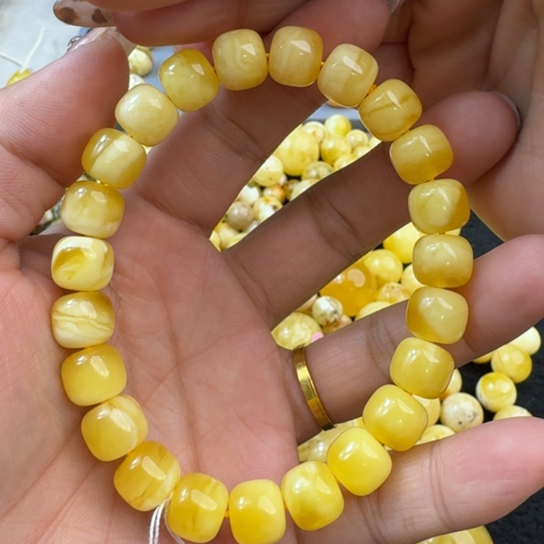 琥珀裸石未镶嵌琥珀蜜蜡未镶嵌全品10.4×9