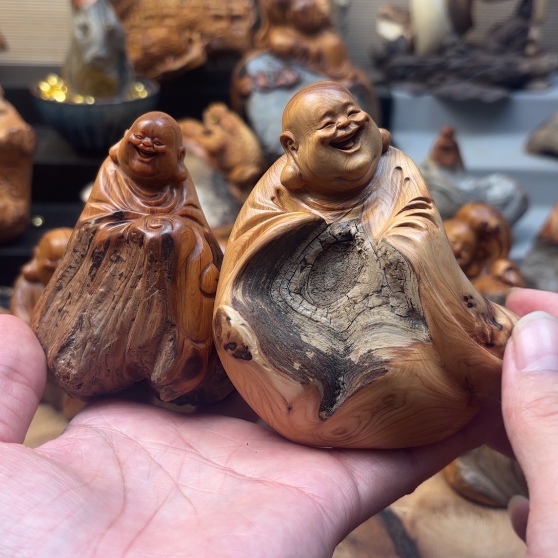 守***者柏木太行崖柏手工雕刻