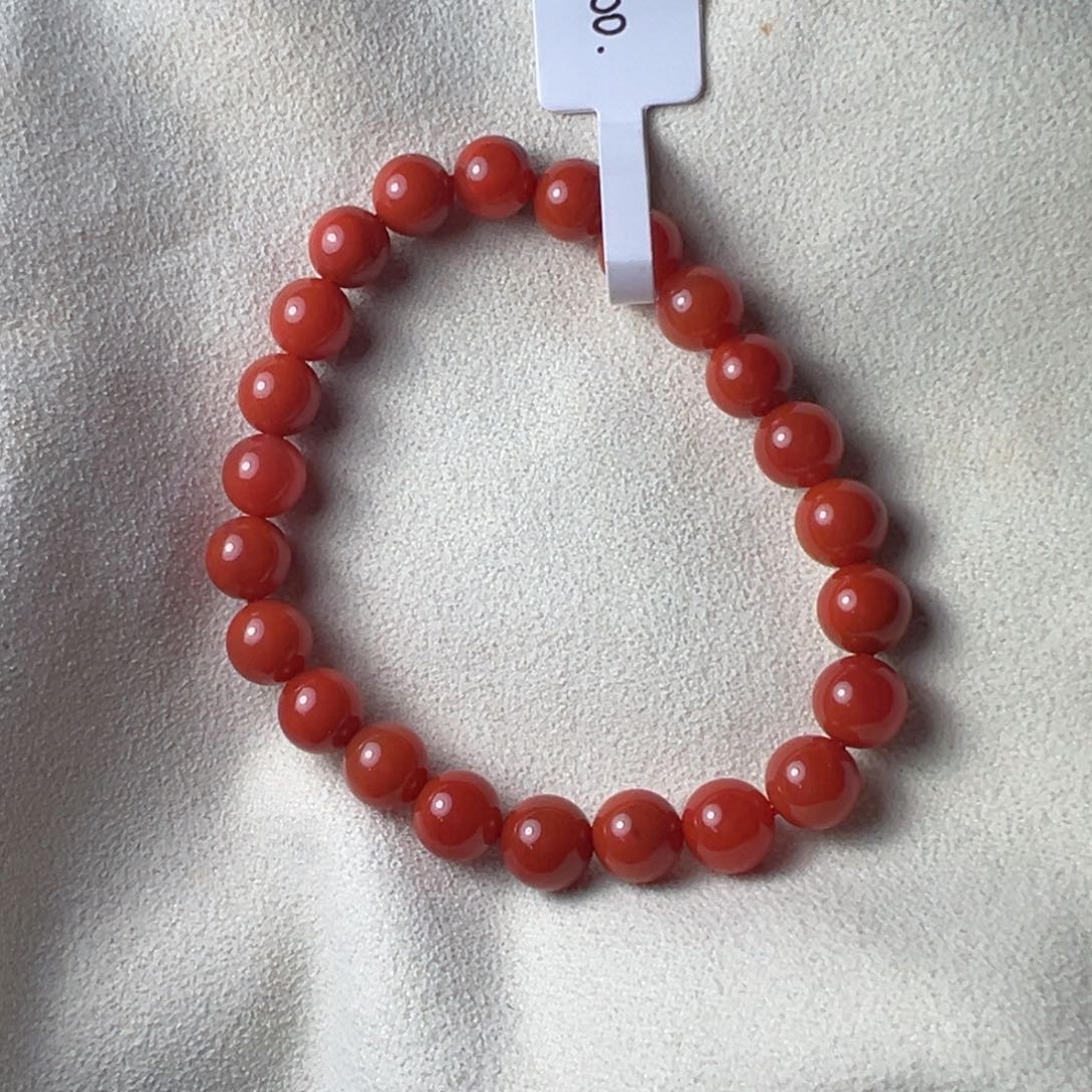 南红玛瑙手串未镶嵌
