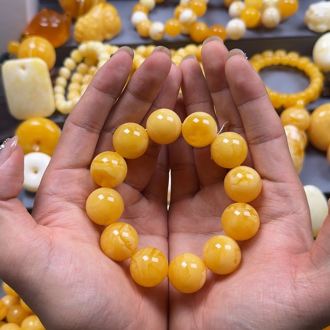 蜜蜡珠宝奇石未镶嵌19mm