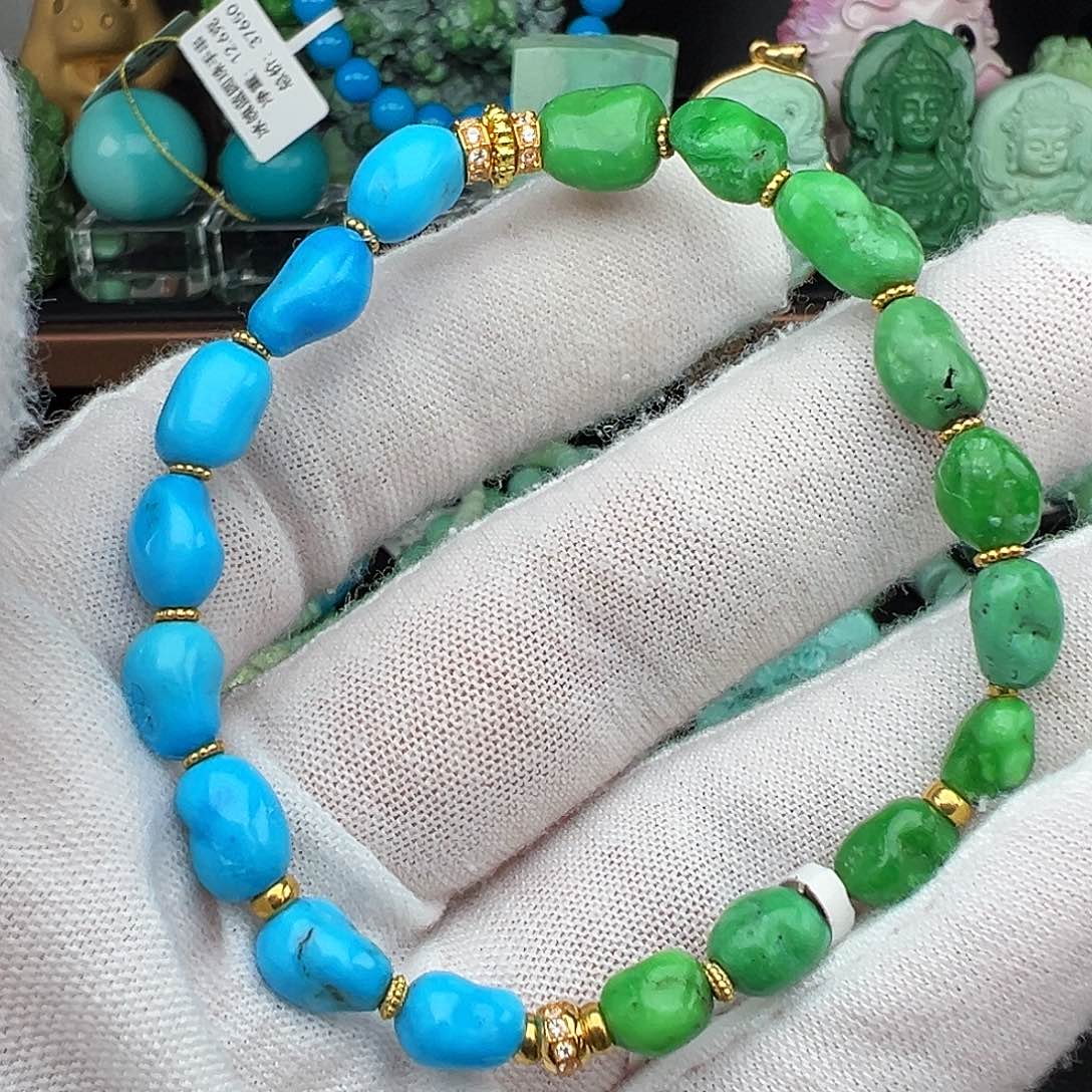 绿松石未镶嵌主播万丽