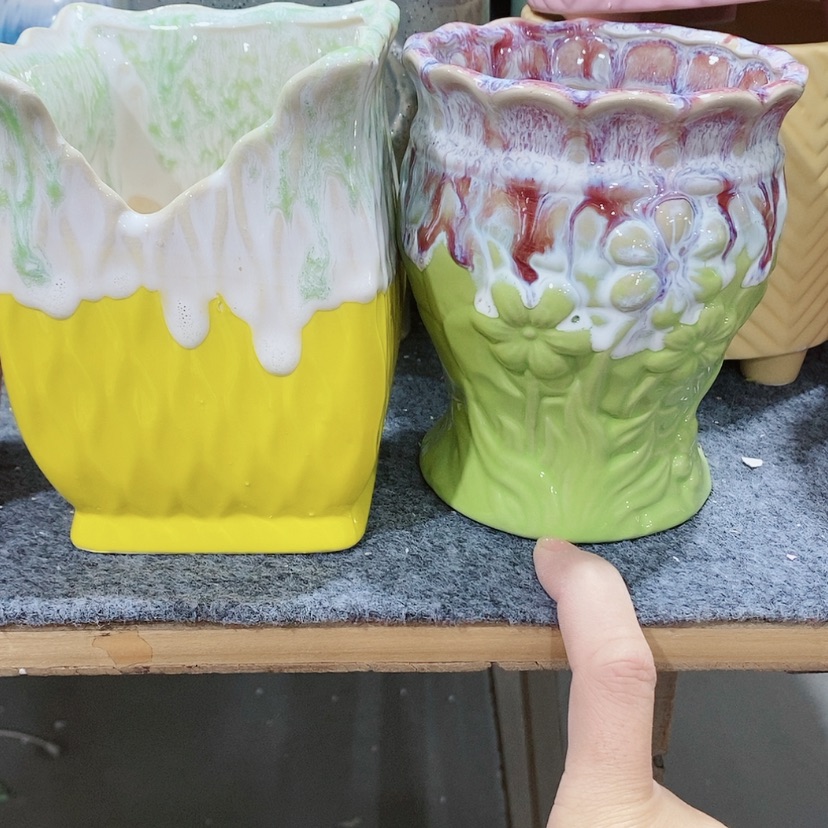 【闪购商品】红陶陶瓷多肉花盆