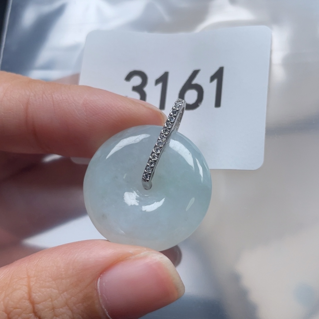 翡翠银S925镶嵌手链天然A货缅甸翡翠