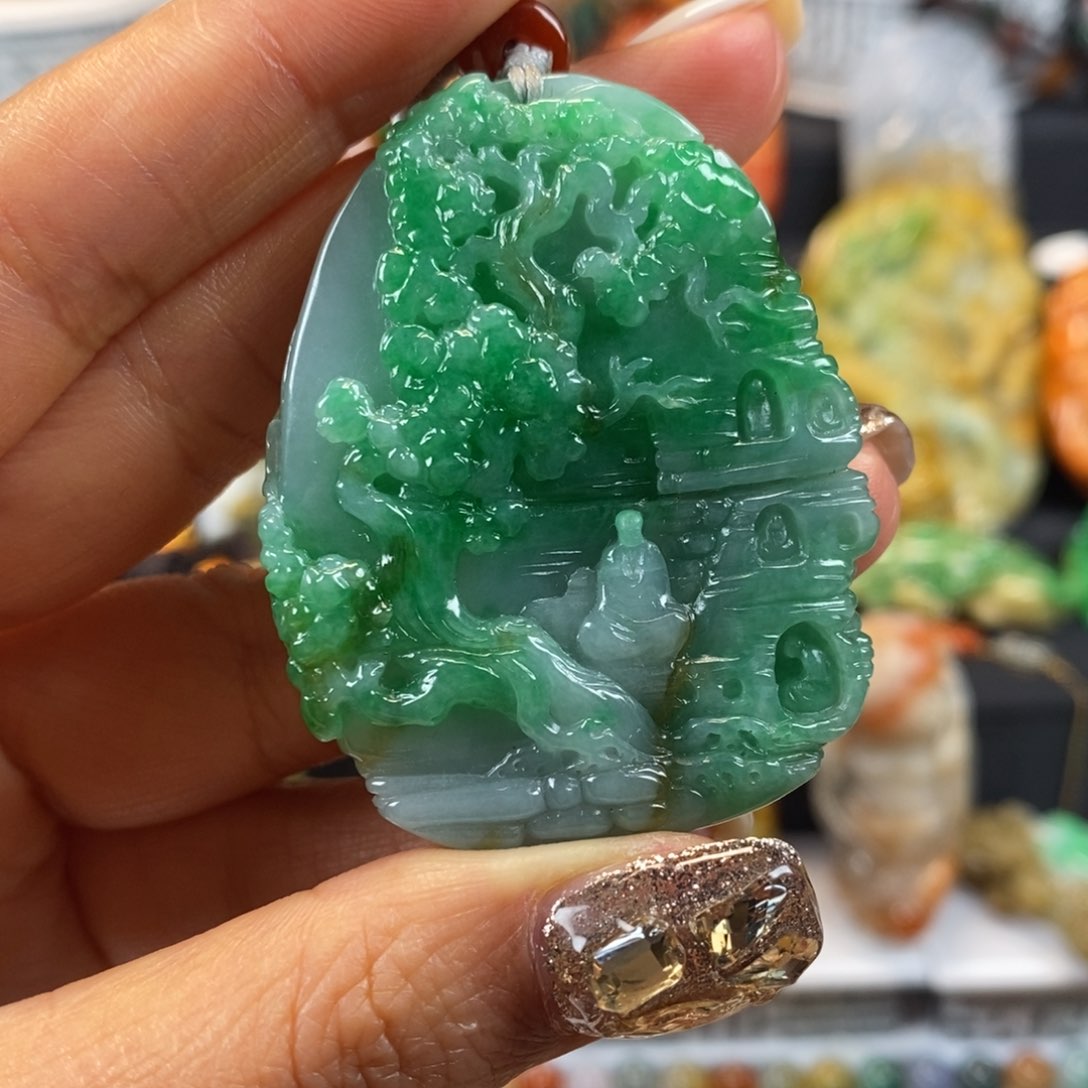 定制翡翠未镶嵌聚****灵