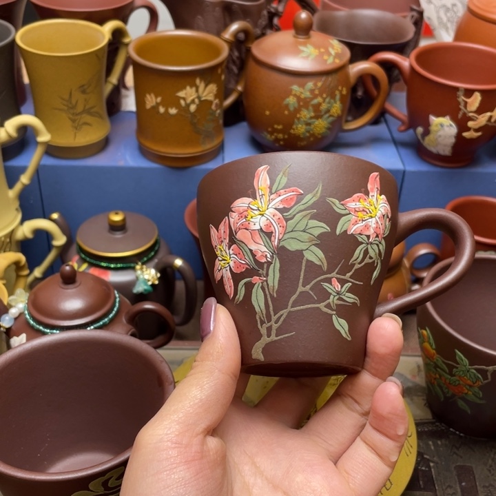 紫砂茶杯紫砂主人杯