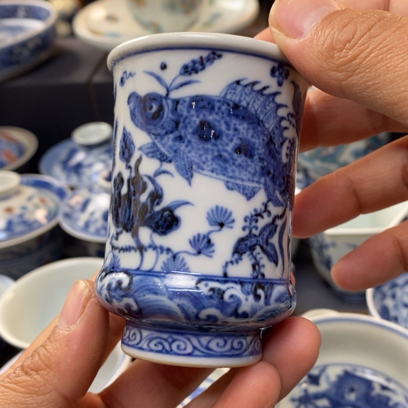 【闪购商品】景德镇青花主人杯