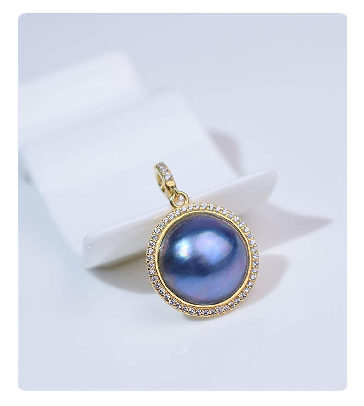 一字圈吊坠合集海水马贝吊坠15mm左右（多样性发一）