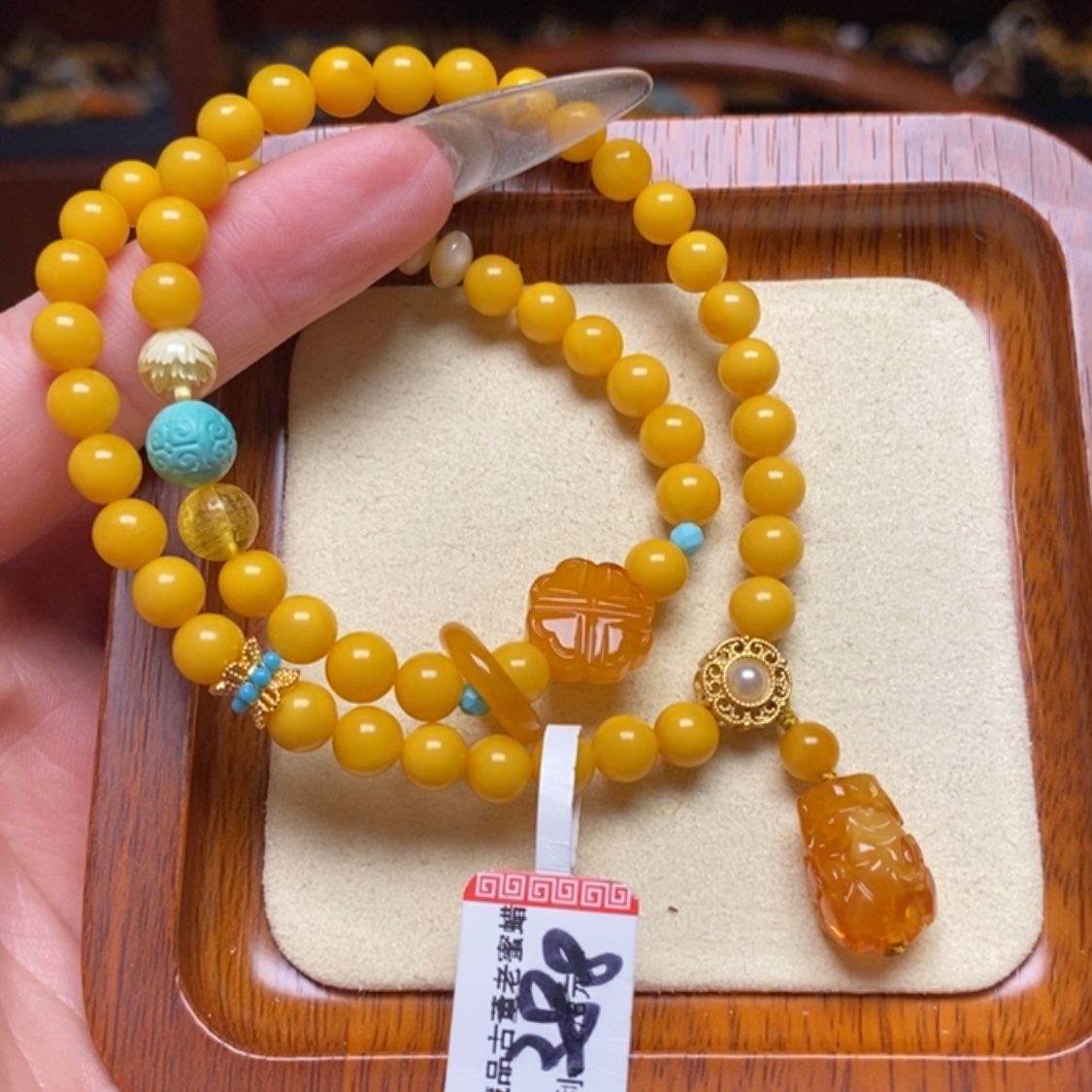 【闪购商品】蜜蜡手链未镶嵌手串
