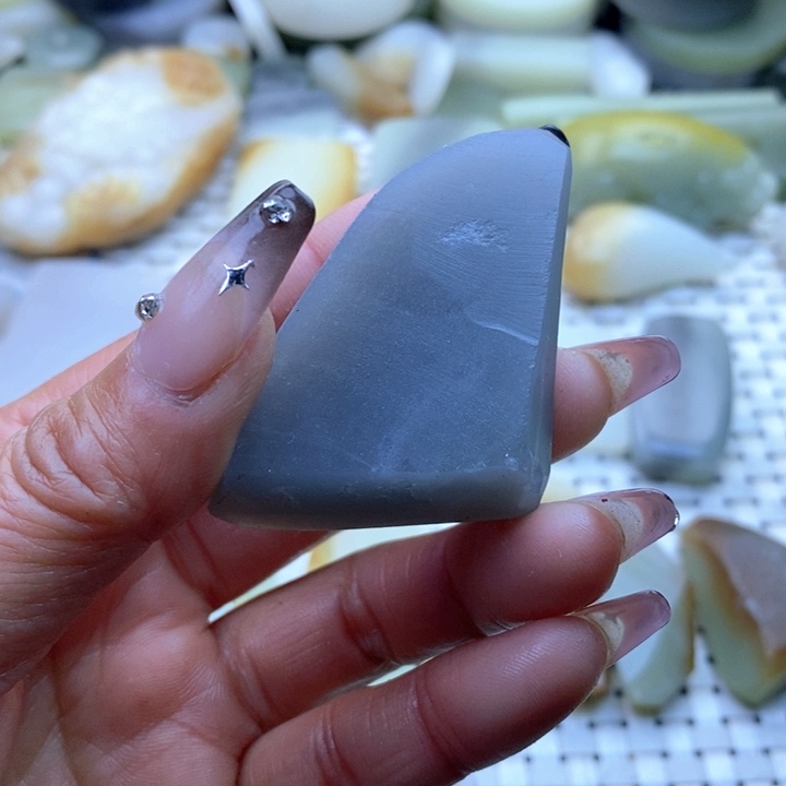 和田玉和田玉青海料未镶嵌